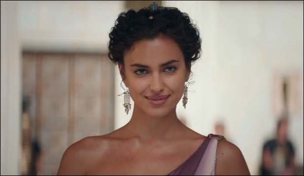Irina Shayk as Megara in Hercules :: youtube.com
